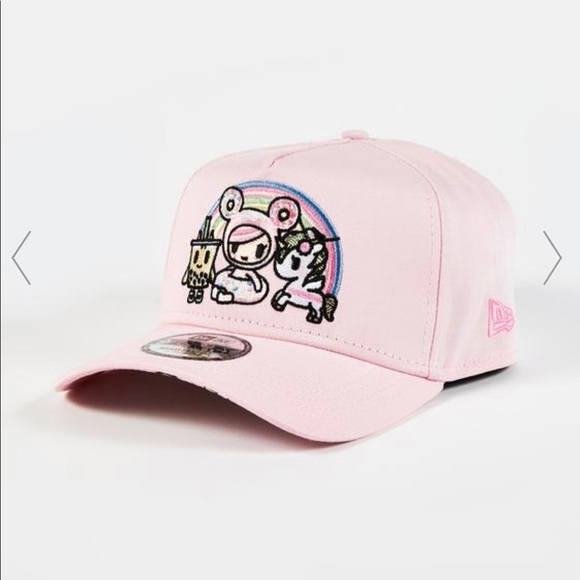 tokidoki Accessories - NWT Tokidoki: Rare 🔥 Donutella Baby Pink Embroidered Adjustable SnapBack Hat